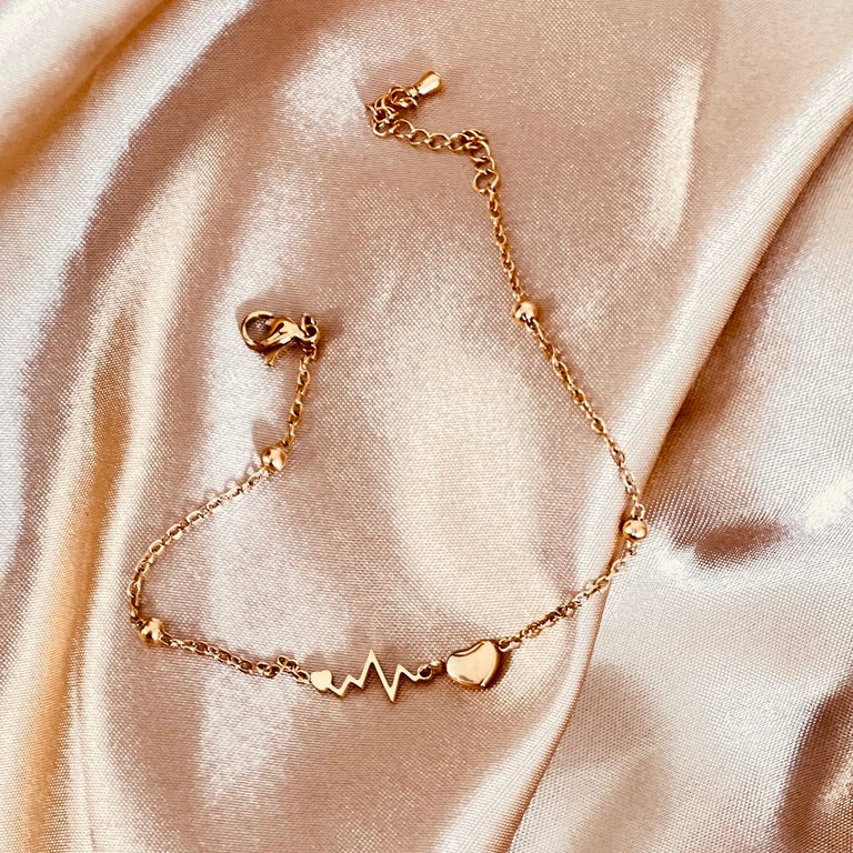 Heartbeat Anklet