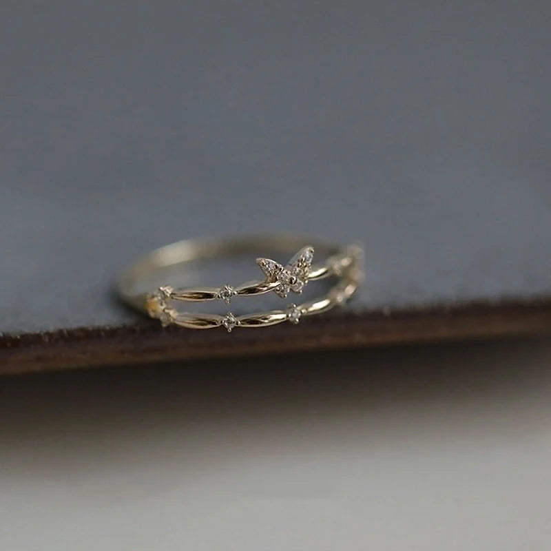 Butterfly Ring in Sterling Silver