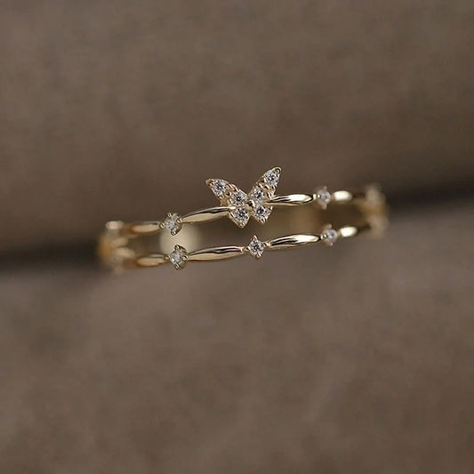 Butterfly Ring in Sterling Silver